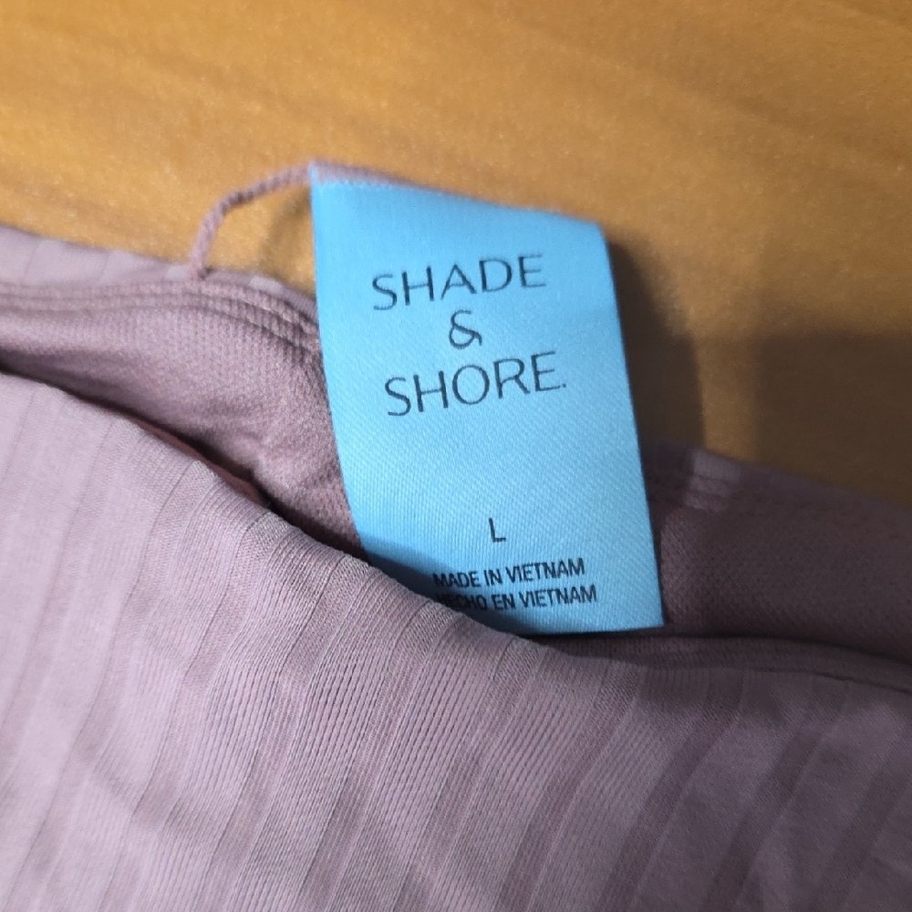 Shade & Shore Ribbed Purple Swim Shorts - Picture 3 of 7